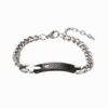 Bracelet Croix Acier Inoxydable Gourmette Homme