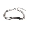 Bracelet Croix Acier Inoxydable Gourmette Homme